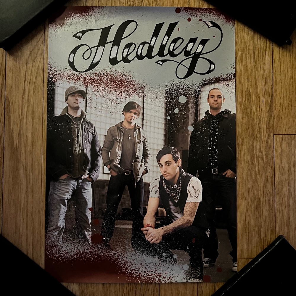 HEDLEY 11x16 2006 Debut Album Double-Sided Promo Poster Pop Punk